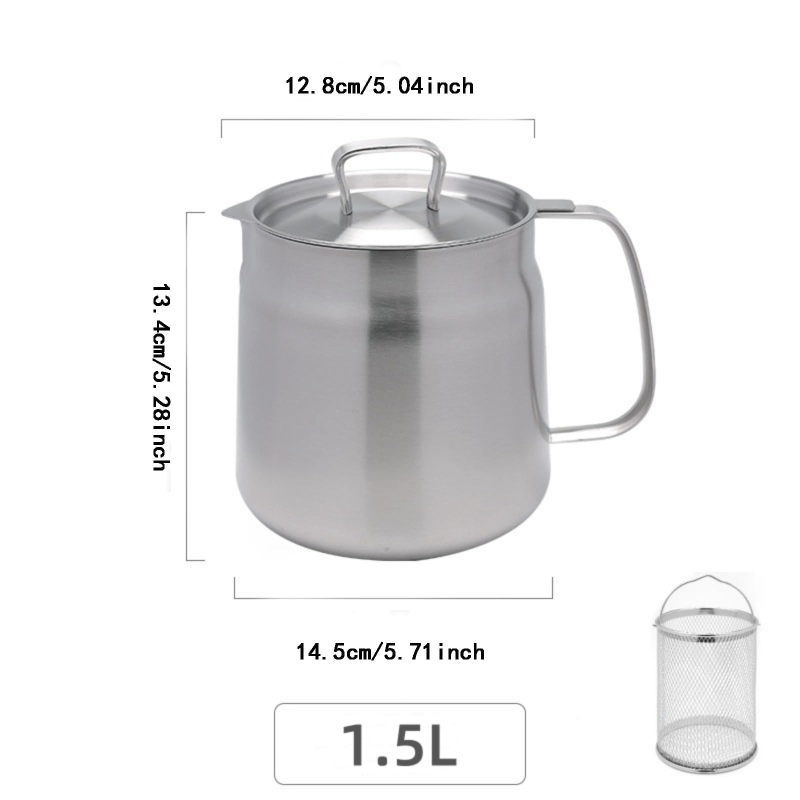 Pot De Filtre à Huile En Acier Inoxydable 304 Amélioré De Grande