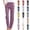 #02 Light Purple, variant on DENGDENG Women's Everyday Linen Lounge Pants – High Waist Relaxed Fit Summer Drawstring Beach Trousers, White XL