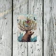thumbnail image 5 of Charming Deer & Bird Iron Wall Art, 8x12 Inches - Frameless Metal Wall Decor for Home, Living Room, Bedroom, Office, and Cafe, 5 of 8