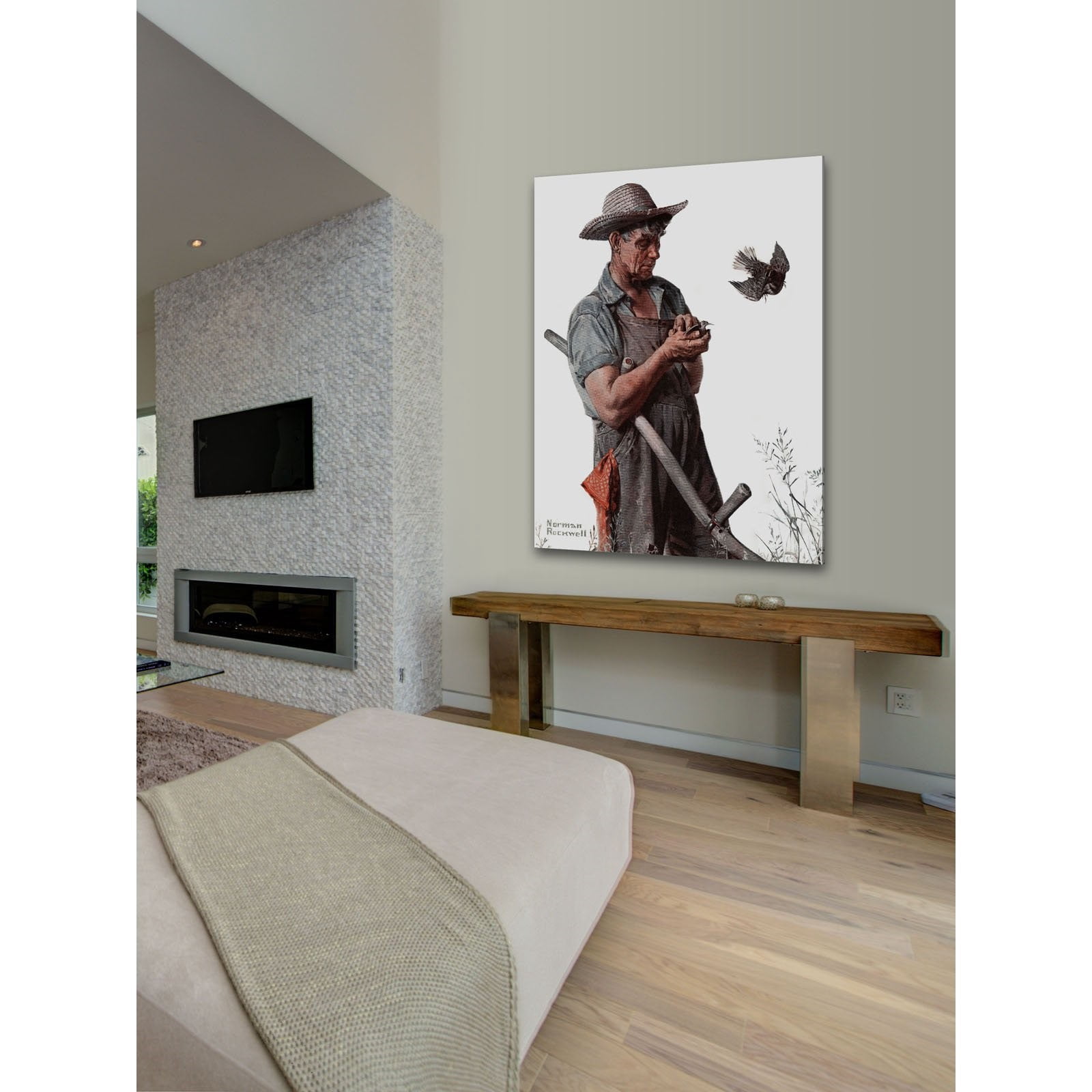 Marmont Hill Farmer and the Bird Wall Art