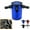 Blue, variant on Baffled 3-Port Oil Catch Can 2 Inlets 1 Outlet air intake waste recovery tank can pot