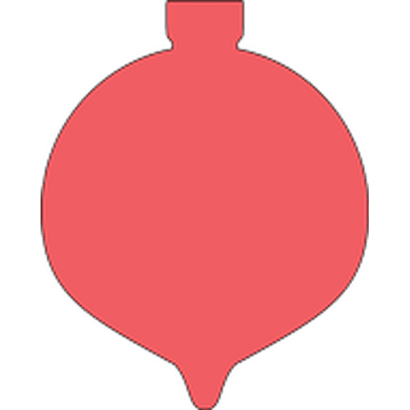 SHAPES ETC. Sticky Shape Notepad - Ornament