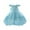 Sky Blue, variant on Girls' Dresses Children Baby Solid Color Mesh Dresses Stylish Party Evening Wedding Pageant Princess Dress Size 18 M-24 M
