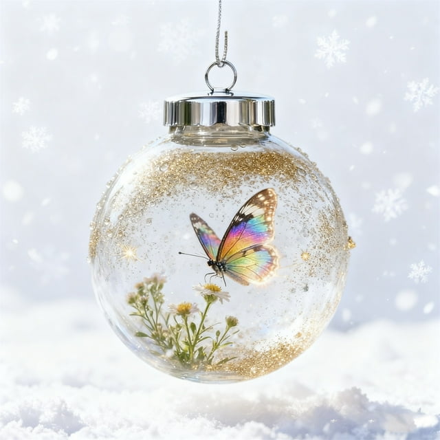 Ireezec Life Acrylic Christmas Decorations Series, 2D Hanging Ornaments for Holiday Tree, Home, Office Festive Party Decor, Gift for Family Friends, Winter Seasonal Celebration