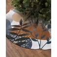 thumbnail image 2 of Boho Middle Century Christmas Tree Skirt 48 Inches Large Christmas Skirt Tree, Modern Geometric Abstract Art Botanical Tree Skirt Christmas Decorations for Fireplace Party Holidays Indoor Outdoor, 2 of 7