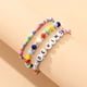 thumbnail image 3 of Fiudx Pulsera de Moda, Elegante Joya de Plástico, Pulsera Ajustable, Accesorio Casual para El Día a Día, Tendencia de Moda Femenina, Paquete de Tres, Ideal Como Regalo., 3 of 7