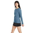thumbnail image 5 of Hanes Women's Long Sleeve Cotton T-Shirt, Sizes XS-5X, 5 of 6