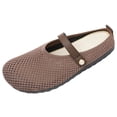 thumbnail image 3 of CAIXAI Wide Toe Box Sneakers Women Arch Support Shoes for Women Sneakers Breathable Closed Toe Slip on Walking Shoes Women Mesh Knitted Mary Jane Flats Women Hands Free Foam Shoes, 3 of 7