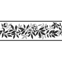 Fine Decor Wallcoverings Multicolor Leaf Trail Peel and Stick Vinyl Border Wallpaper, 196-in by 4.9-in, 6.67 sq. ft.