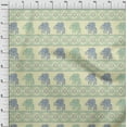 thumbnail image 3 of oneOone Organic Cotton Voile Fabric Floral & Elephant Block Fabric Prints By Yard 42 Inch Wide, 3 of 4