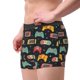 thumbnail image 2 of Balery Retro Video Game Calzoncillos bóxer para hombre, ropa interior de algodón suave y transpirable con cinturilla de nailon-Small, 2 of 5