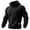 07#Black, variant on Waffle Knit Hoodies for Men Pullover Comfy Athletic Hooded Sweatshirt Outdoor Travel Hoodie Sweatshirts White 5XL