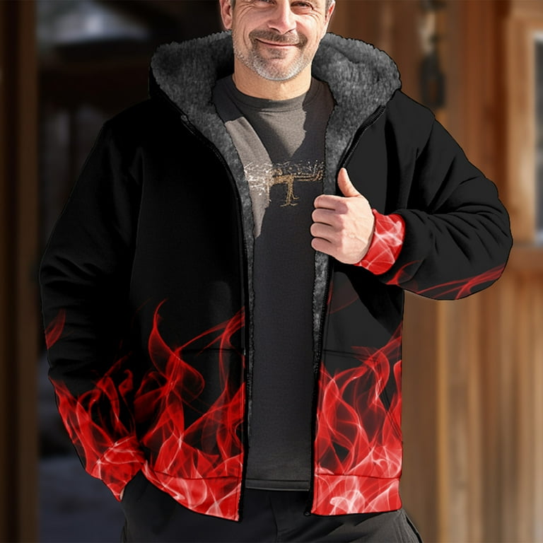 DDAPJ pyju Fashion Hooded Coat for Men Prime Day Clearance,Mens