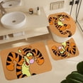 thumbnail image 6 of Tigger 4 Pcs Shower Curtain Sets with Non-Slip Rugs, Toilet Lid Cover and Bath Mat, Cartoon Kids Waterproof Shower Curtain with 12 Hooks, Durable Bathroom Decor 72" x 72", 6 of 8