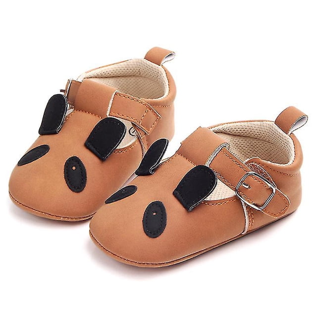 Girls Non-slip Soft Bottom Cute Toddler Shoes Fashion 0-1 Years Old Shoes New-26BrownMouse 13