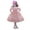 Pink, variant on Xihbxyly Casual Dress for Girls Kids Girls Princess Bridesmaid Pageant Gown Birthday Party Wedding Dress