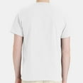 thumbnail image 4 of Hanes Essential-T Men T-Shirt, Short Sleeve Crew Neck, Classic Fit Cotton Tee, White, M, 4 of 5
