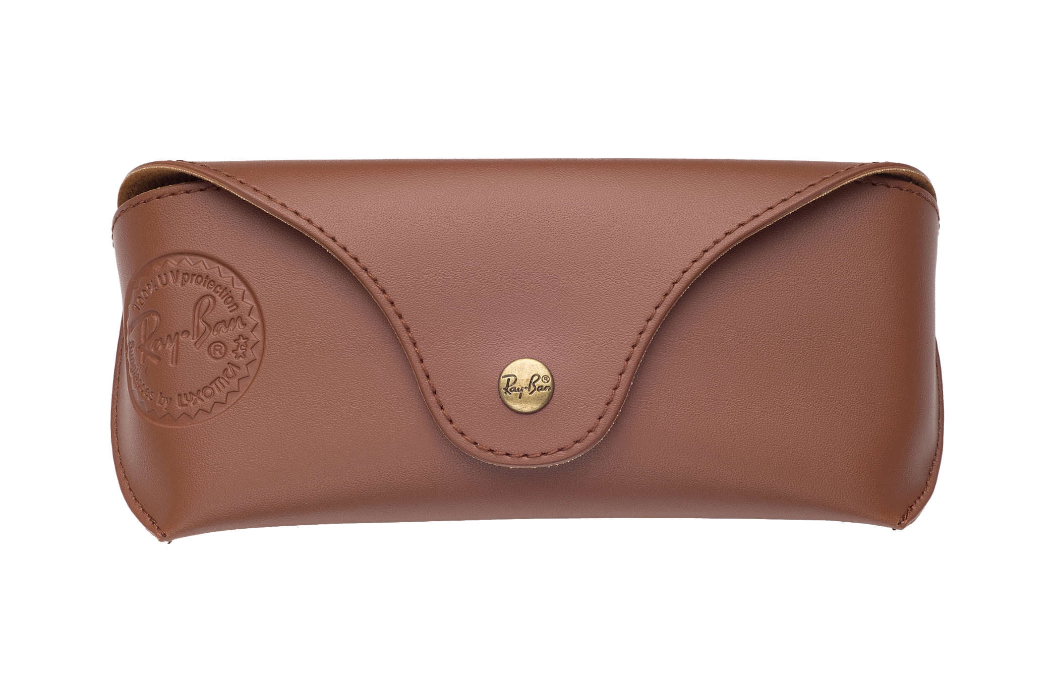 Ray-Ban Tan Leather Sunglasses Case NWT Ray Ban Brown Tan Leather Case Sunglasses | Mercari main image 3