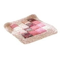 thumbnail image 2 of Funny Couch Cover Magic Sofa Cover Garden Cotton Protective Couch Cover Plaid Cream-Coloured Large Plaid Square Pet Mat Bed Couch Cover Tatami Mat (Light Coffee, 50x50 cm/20x20 in), 2 of 3