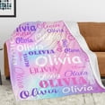 thumbnail image 2 of Freedom Ships Next Day, Personalized Blankets and Throws Custom Blanket with Name Customized Flannel Blanket Valentines Blanket, 2 of 6