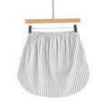 thumbnail image 6 of IROINNID Short Comfort Waist Skirt For Women Layered Tiered Sheer Stripe Extender Half Slip Plus Size Skirt Solid Color Skirt, 6 of 9