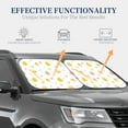 thumbnail image 4 of Haiem Funny Chicken Car Windshield Sun Shade (2 Pieces) Foldable Windshield Sun Shade Car Accessories for Truck SUV Pickup-Medium, 4 of 7