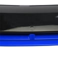 thumbnail image 2 of Fuluru 71" Glossy Black + Blue Car Front Bumper Lip Splitter Winglet Body Kit Universal, 2 of 5