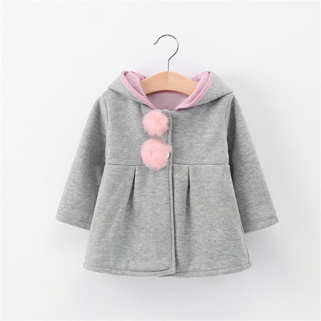 

TOWED22 Toddler Jackets For Girls Autumn And Winter Children s Lightweight Jacket Boys And Girls Baby Jacket Grey