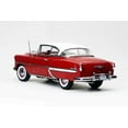 thumbnail image 3 of 1953 Chevy Bel Air, Target Red - Sun Star 1607 - 1/18 Scale Diecast Model Toy Car, 3 of 10