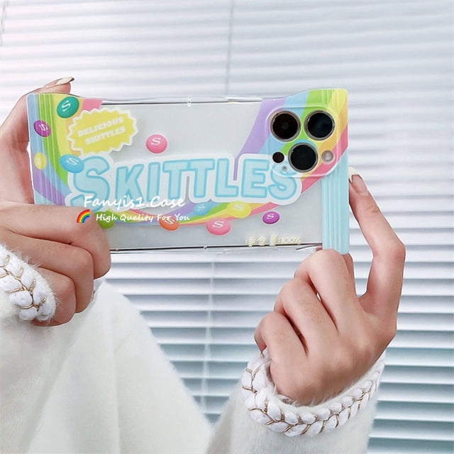 Redmi 12C 10C 9C 9A 9T 9 10 Note 11 10 9 8 Pro Mi 12 11 Lite 10T 11T Ins Moda Skittles Ilustración Creatividad Bolsa De Embalaje Funda De Teléfono Protección Suave Cubierta Trasera