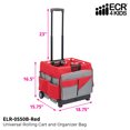 thumbnail image 2 of Universal Rolling Cart and Organizer Bag - Red, 2 of 7