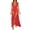 Red, variant on Womens Sexy Summer Long Dress Deep V Split Multicolor Nightclub Casual (Green,Large)