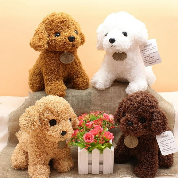 Lifelike Deep Brown Teddy Dog Plush - Large Soft Cuddly Toy for Kids & Adults, Durable High-Quality Stuffed Animal, Perfect Birthday/Holiday Gift for Teens (15-35), Versatile
