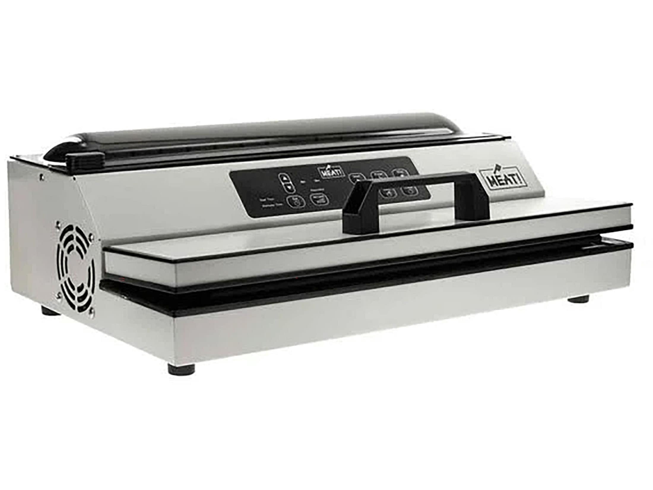 MEAT! External Vacuum Sealer 16" with Built-In Cutter, Commercial-Grade Seal, for Preserving Dry and Moist Food