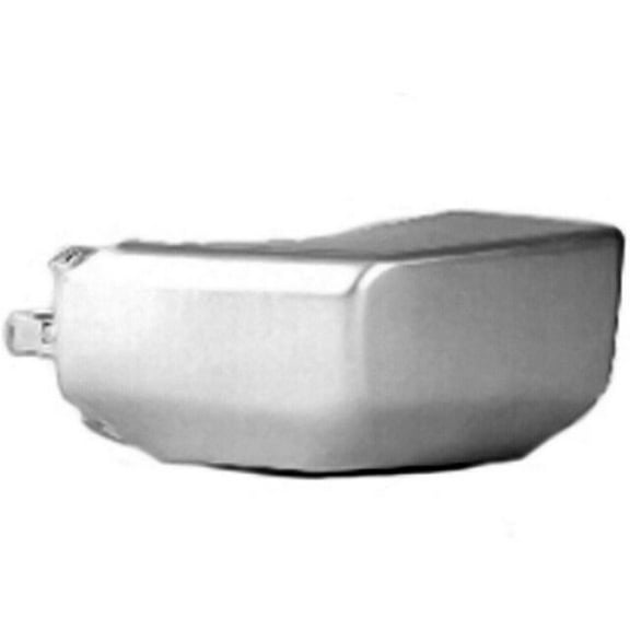 1 Front Left Driver Side Bumper End - Painted Silver - Compatible with 2007 - 2014 Toyota FJ Cruiser 2008 2009 2010 2011 2012 2013