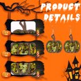 thumbnail image 3 of DESIGNICE Halloween Earrings,Green Pumpkin Fun Earrings for Women,Wooden Wearing Comfortable Statement Earrings,Green, 3 of 7
