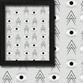 thumbnail image 2 of 3S Brother's Home Décor Curtains BOHO Design Set of 2 Panels Velvet Look Hanging Back Tap and Rod Pocket Décor Nursery Room Bedroom Kitchen Window - Made in Turkey 38Grey (52"Wx108"L), 2 of 6