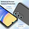 thumbnail image 5 of Elegant Choise Case for Samsung Galaxy A15 5G Liquid Silicone Protective Cover, Black, 5 of 14