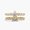 Yellow Gold, variant on 1CT Pear Emerald Lab Diamond Open Ring, 14K Yellow Gold Double Row Stack Ring White Gold