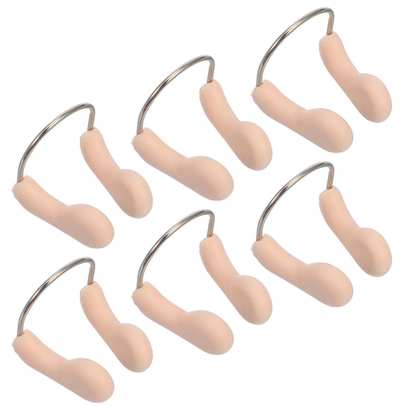 SWETRACE 6Pcs Professional Swimming Nose Clips Anti Waterproof for Adults 0.8x0.8x0.8in