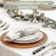 Astercook 25-Pieces Silverware Set with Steak Knives, Tableware Set for 4 - Great Food-Grade Stainless Steel Flatware Set, Mirror-Polished Dining Utensil Set Perfect for Home & Restaurant