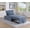 Blue, variant on Poundex Convertible Chair Bed