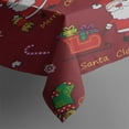 thumbnail image 3 of Merry Christmas Table Cloth Wrinkle Resistant Washable Tablecolths Table Covers Winter Snowflake Table Cover for Christmas Birthday Wedding Graduation Rectangle,60x84inches, 3 of 5
