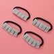 thumbnail image 3 of 4 Pcs Artificial Crystal Hair Band Hair Ties Rhinestone Ponytail Holders Elastic Band Chic Accessories Pony Tail Elastics Holder Ribbon Bands for Girl, 3 of 3