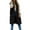 Black, variant on CAIXIA Long Puffer Vest Women Sleeveless Lightweight Puffer Hooded Jacket Winter Warm Outerwear Quilted Jackets for Women,Beige