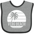 thumbnail image 3 of Inktastic Vero Beach Florida Vacation Boys or Girls Baby Bib, 3 of 4