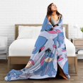 thumbnail image 6 of Eeyore Cartoon Fleece Blanket for Boys Girls Kids, Ultra Soft Cozy Warm Flannel Throw Blankets, Plush Blanket Gifts for Bed Sofa Living Room Couch Home Decor 40"X30", 6 of 7