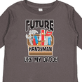 thumbnail image 4 of Inktastic Future Handyman Like Daddy Boys Long Sleeve Toddler T-Shirt, 4 of 5