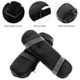 thumbnail image 6 of desk Arm Rest Pad, office Chair Armrest Covers, Arm Covers for Chairs, Cover for Chair, Arm Chair Covers for Arms, Faux Furniture Pads Non Slip, Black, 18X4 in, 1 Pc, 6 of 6