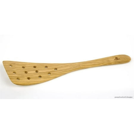 

berard 66476 french olive-wood handcrafted curved spatula with holes